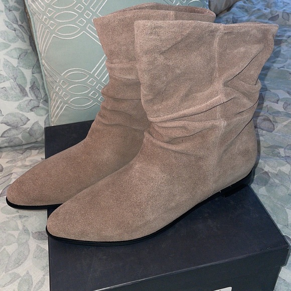 NWT Anthropologie SILENT D WINGLET Boot Taupe - Picture 8 of 14